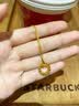 中国黄金（CHINA GOLD）黄金项链女士足金莫比乌斯环吊坠套链首生日礼物情人节礼物送女友 【京速达】吊坠约1.4-1.5g配18K金链+礼盒 实拍图