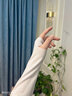 樱苏鱼冰袖防晒袖套男女冰丝防晒手套夏季开车骑行户外运动速干透气袖套 黑白灰三双装 实拍图
