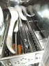 CCKO筷子收纳盒 304不锈钢餐具筷子盒家用厨房消毒柜置物架沥水筷子架 小号不锈钢筷子盒 实拍图