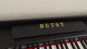 贝琪（Betsy）电钢琴重锤88键成人家用初学者专业考级家用书桌立式翻盖电子钢琴 B126力度键-木纹黑 标配(琴+学琴礼包） 实拍图