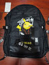 猫猫吉祥（Mao Mao Ji Xiang）皮卡丘初中生书包男时尚潮流韩版初中学生高中小学生双肩包大容量 经典黑色款 实拍图