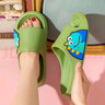 儿童拖鞋男童夏季卡通恐龙室内家居防滑中大童外穿运动凉拖鞋男孩 恐龙【绿色】 38 -39码【内长24cm】 实拍图
