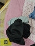 潮韩都【买一送一 免邮】裤子男春夏季休闲裤男运动直筒阔腿裤九分卫裤 笑脸灰+笑脸黑【两件装】 M 建议100-115斤 实拍图