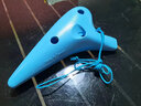 风雅陶笛（FENG YA OCARINA） 塑胶初学型12孔中音C调 彩色十二孔AC陶笛 12塑胶AC蓝色 实拍图