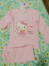 Hello Kitty女童内衣套装棉儿童秋衣套装秋冬秋衣秋裤家居服睡衣裤秋装 【春秋C款】粉色 56018 110 适合105-115cm 实拍图