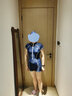 范德安（BALNEAIRE）女士高端防晒度假海边连体专业竞速泳衣显瘦拉链平角 深蓝色 L 实拍图