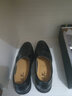 戈耐（GENAI）三接头皮鞋男士真皮大码男鞋子男内增高透气保安爸爸商务正装皮鞋 BX_套脚镂空(皮凉鞋男夏季透气) 42 码  (260mm) 实拍图