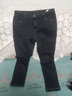 狮子聪  加绒牛仔裤女外穿弹力修身显瘦小脚加厚保暖带绒2025冬季新款 灰色灰绒九分(SJ-8836) 31 实拍图