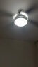 V-POWER 不锈钢吊扇灯风扇灯客厅餐厅带灯吊扇卧室现代简约LED电风扇三色变光 不锈钢叶款【变频】52寸遥控变光+六档+正反转 实拍图