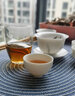 瓷有福 羊脂玉白瓷旅行茶具套装户外简约便携功夫茶具中式旅行包式盖碗  简约纯白旅行套装 实拍图