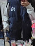 羽绒棉马甲男秋冬款港风潮牌潮流加厚保暖男士休闲情侣装轻薄外套 黑色 4XL 实拍图