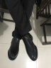 沙驰男鞋棉鞋冬季男士商务正装头层牛皮高帮加绒加厚保暖防滑耐磨棉靴 752186131Z黑色 40 晒单实拍图