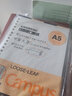 国誉（KOKUYO）【热门商品】日本活页本B5横线替芯纸Campus原纸方格活页纸活页本内芯A5活页芯学生笔记本本子文具 【A5】橙色点格50张 实拍图
