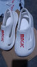 妙优童儿童凉鞋夏季男童女童宝宝室内室外小孩软底防滑包头运动风凉拖鞋 rx2308白色 eva 22 (36-37码)内长约22.0cm 实拍图