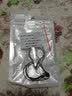 趣器具手机挂绳指环扣金属支架短绳通用多功能手机链个性指环圈新款支架男女潮牌手机绳U盘钥匙防丢手机 支架挂绳【经典黑+银白色】2个装 实拍图