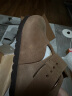 Devo的沃软木勃肯鞋男女同款时尚全包油腊皮单鞋复古情侣休闲鞋 66008 杏色疯马牛皮 36 （建议拍小一码） 实拍图