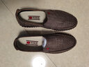 布瑞京老北京布鞋春秋季男单鞋防滑轻便软底中老年爸爸透气休闲驾车男鞋 咖色网面 44 实拍图