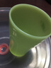inomata日本进口刷牙杯漱口杯牙刷杯亲子洗漱杯牙缸杯宝宝儿童情侣牙杯 无柄绿色280ml 实拍图