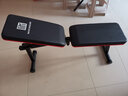 正昕（ZHENG XIN） 哑铃凳 多功能仰卧起坐板腹肌板凳家用可折叠室内健身椅训练器材 B08折叠哑铃凳-红黑色 实拍图
