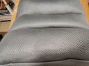 雅美乐 懒人沙发单人座垫飘窗椅 床上靠背小沙发 深灰色YS226 实拍图
