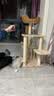 派阿哥橡胶木全实木剑麻太空舱仿藤编猫爬架猫窝一体猫抓柱猫玩具小户型 实拍图