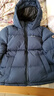 左西儿童羽绒服2026新款男童冬季保暖抗寒白鸭绒连帽面包服 蓝色 130 实拍图