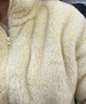 雪中飞秋冬季女士摇粒绒外套韩版潮流保暖美拉德色简约日常百搭立领外套 鹅黄色 L (165) 实拍图
