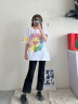 Halo Queen短袖t恤女2023年夏季印花上衣韩版宽松bf风女学生 HW1KD95 晒单实拍图