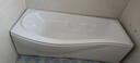 LAISSION【德国】恒温浴缸亚克力冲浪按摩家用成人独立小户型恒温防滑浴池 空缸+下水器头枕（送货入户） 1.67m 实拍图