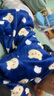 南极人儿童睡衣套装男童冬季法兰绒翻领睡衣儿童家居服 小熊藏青 150 实拍图