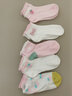 塔曼猫【5双装】女童袜子夏季网眼薄款花边短袜宝宝袜子女孩大童棉袜夏天透气3-5-7-9-10-12岁 【5双装】ML21-047花边草莓 L(6-8岁) 建议脚长17-19cm 实拍图