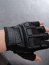 盛赛熙海豹战术半指手套男士骑行户外运动健身训练搏击格斗 黑色 均码 实拍图