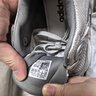 adidas 贝果鞋 ASTIR经典复古厚底增高老爹鞋男女阿迪达斯三叶草   灰色 JH7349   36.5 实拍图