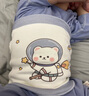 蒂乐宝宝护肚围四季新生婴儿棉肚兜腹围儿童护肚子防着凉护脐带 探险熊（双层）冬款 18/19 cm【适合0~24个月宝宝】 实拍图