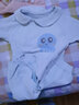 舒贝怡婴儿衣服春秋季新生儿连体衣女宝宝爬服睡衣男小童春季外出服 海洋偏开-蓝色 66cm (3-6个月) 实拍图