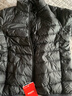 鸭鸭轻薄款羽绒服女2022年新款时尚修身鸭绒冬立领轻便外套KXM 黑色 XL 实拍图