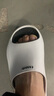 利达妮（TZLDN）踩屎感拖鞋男士夏季外穿厚底居家用浴室洗澡防滑运动户外凉拖鞋男 黯日白黑 【店长推荐】 44-45 【标准码】 实拍图