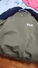 FILA 斐乐官方男子套头卫衣秋新款时尚休闲宽松针织长袖上衣 军旅绿-KK M 实拍图