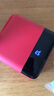纽曼（Newmine）自带四线充电宝10000毫安时轻薄小方移动电源适用苹果华为小米手机手电功能等 红色 实拍图