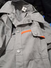 鸿赫工作服夏季短袖套装男女夏天长袖劳保服工衣工厂服汽修服定制工装 【耐磨透气款】灰色短袖 L /170套装 实拍图