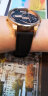 卓磊（zhuolei） 适配天梭阿玛尼DW柔软硅胶带户外运动橡胶手表带男防水防汗通用透气硅胶 黑色黑线 黑色扣 20mm 实拍图