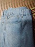 牵魅夏季薄款九分牛仔裤男生直筒宽松破洞牛仔裤韩版潮流休闲百搭乞丐裤宽松直筒9分裤子 N60破洞 2XL 实拍图