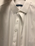 十如仕衬衫男长袖高端白衬衣纯棉高纱支免烫抗皱商务休闲正装  301 白色修身版 均码 39/81【170/92A】 实拍图