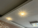 灯泉 led射灯玄关灯吊顶天花孔灯牛眼筒灯水晶过道灯走廊灯孔灯 LED3w暖光 暗装-开孔5-10cm 实拍图