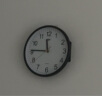康巴丝（Compas）挂钟简约钟表创意客厅办公石英钟表挂墙卧室日历时钟钟表 3221B黑白色 9英寸(直径23厘米) 实拍图
