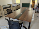 圣黎办公桌会议桌长桌简约现代长方形培训洽谈桌3米+10把椅 实拍图