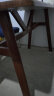 费林斯曼餐桌椅组合家用小户型桌子饭桌仿实木快餐公寓出租房餐厅北欧简约  60*120胡桃色【单桌】加固款 140cm /120cm（实际见图片说明） 实拍图