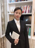 豪耀小西装外套女职业装女装套装春秋正装韩版修身休闲面试工作西服女 黑色西装+裤子 3XL 码(建议130-140斤) 实拍图