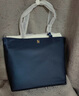 哈吉斯（HAZZYS）女包 2026春季新款女士休闲托特包轻便纯色简约单肩包ALKS2FDAE13 藏青色NV 00 实拍图