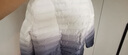 鸭鸭（YAYA）反季轻薄羽绒服女短款冬装渐变色时尚洋气保暖连帽防寒外套YP 黑色渐变 M 160 实拍图